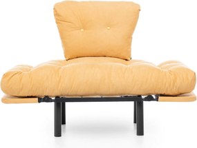 Πολυθρόνα Nitta - Χρώμα Κίτρινο - 95x70x85εκ