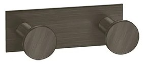 Άγκιστρο Διπλό Dark Bronze Mat W8,5xD3,5xH3,5cm Sanco Bath Robe Hook 0682-DM25