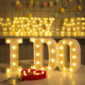 Γράμμα LED μπαταρίας  B 22cm OEM