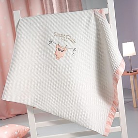 Κουβέρτα Βρεφική Πικέ Audrey Saint Clair Cradle 110x150cm 100% Cotton