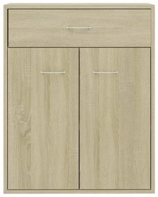 vidaXL Ντουλάπι Sonoma Δρυς 60 x 30 x 75 εκ. από Επεξ. Ξύλο