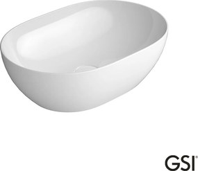 GSI Pura 8860 White 50x35 - Επιτραπέζιος νιπτήρας μπανιου