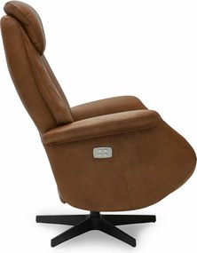 Bonanza Electric Recliner Brown Full Leather