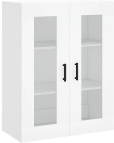 vidaXL Ντουλάπι Λευκό 69,5x34x180 εκ. από Επεξεργασμένο Ξύλο