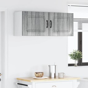 vidaXL Πάνελ πλυντηρίου πιάτων Kalmar 2 pcs Γκρίζο Σονομα