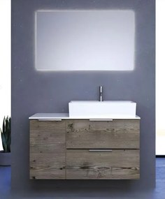 One Project Fenix B 100  MDF - 'Επιπλο Μπάνιου Με Καθρέπτη LED