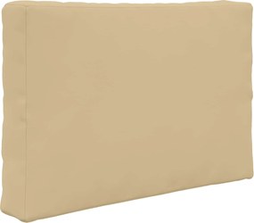 vidaXL Μαξιλάρι Καναπέ Εξωτερικού Χώρου 2 pcs Μπεζ Πολυεστέρας