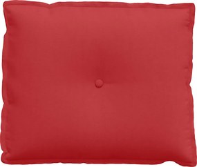 vidaXL Μαξιλάρι Πλάτης Κόκκινο 60 x 19 x 50 εκ ύφασμα