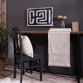 Τραβέρσα Mineapolis 01 Ecru Teoran 45X180 Cotton-Acrylic