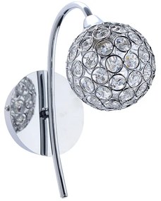 Φωτιστικό Επίτοιχο Aca AD2012001W SKYLAR Διάφανο (Transparent)