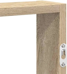vidaXL Ραφιέρα Τοίχου Sonoma Δρυς 43x9x60 εκ. από Επεξεργ. Ξύλο