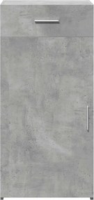 vidaXL Ντουλάπι Γκρι Σκυροδέματος 45x42,5x93 εκ. Επεξεργασμένο Ξύλο