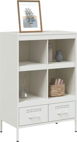 vidaXL Ντουλάπι Λευκό 68x39x101,5 εκ. από Χάλυβα