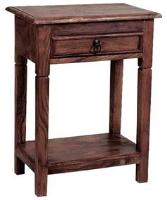 Κομοδίνο Dorp 40x30x60cm 1-Συρτ.Καρυδί