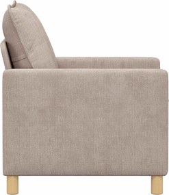 vidaXL Καναπές Μπεζ 76 x 81 x 87,5 εκ Πολυεστέρας