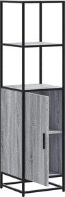 vidaXL Highboard Grey Sonoma Κατασκευασμένο ξύλο και μέταλλο