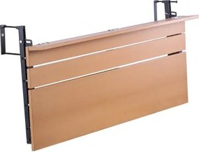 VEVOR Balcony Hanging Table 15 x 39 in Patio Railing Bar Table Adjusable