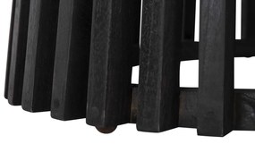 ΤΡΑΠΕΖΙ ΤΡΑΠΕΖΑΡΙΑΣ FRANTZ HM9457.12 ΜΑΣΙΦ MINDI ΞΥΛΟ ΣΕ ΜΑΥΡΟ Φ150x75Υεκ