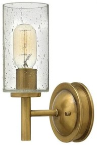 Απλίκα Φωτιστικό Τοίχου 1xE27 Ορείχαλκος Collier HK-COLLIER1 Elstead Lighting HK-COLLIER1 Ορείχαλκος