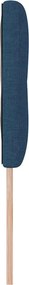 vidaXL Ρυθμιζόμενη Κρεβατοκεφαλή με κεφαλάρι Μπλε 144 cm ύφασμα