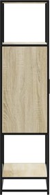 vidaXL Highboard Δρυς sonoma 68x35x139 cm Επεξεργασμένο ξύλο μέταλλο