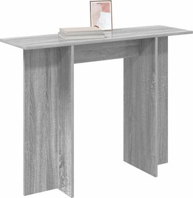 vidaXL Τραπέζι κονσόλας Γκρι Sonoma 100 x 30 x 75 εκ