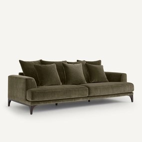 Καναπές με βελουτέ ταπετσαρία, Armento