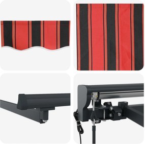 vidaXL Ηλεκτρικό Αναδιπλούμενο Σκίαστρο 4 x 3 μ