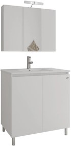 Bathroom Set GEMINI 75 Λευκό