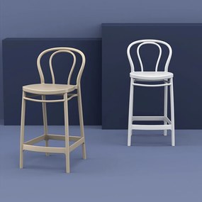 ΣΚΑΜΠΟ ΒΙΚΤΟΡ 65εκ.WHITE ΠΟΛ/ΝΙΟΥ 44X50X96εκ. 44X50X96εκ. (Σετ 4 ΤΕΜ)