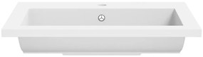 vidaXL Νιπτήρας Λευκός 600 x 450 x 120 χιλ. Γρανιτένιος