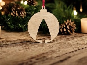 Σετ των 3 Intra απο ξύλο plywood 3mm-4mm πάχος – Χριστουγεννιάτικο Δέντρο Κρεμαστό Διακόσμηση 20x20 cm INTRAVECTRY-MY545366