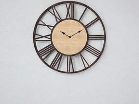 Intra απο ξύλο plywood 3mm-4mm πάχος – Ρολόι τοίχου με ρωμαϊκό αριθμό 30x35 cm INTRAVECTRY-MY543343