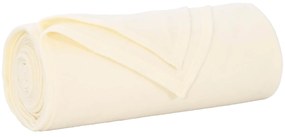 vidaXL Ριχτάρια 6 pcs Κρεμ 170 x 130 εκ. Μαλλί