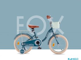 Fox 12 Inch 20 cm Girls Coaster Brake Blue