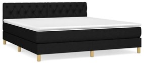 ΚΡΕΒΑΤΙ BOXSPRING ΜΕ ΣΤΡΩΜΑ ΜΑΥΡΟ 160X200 ΕΚ. ΥΦΑΣΜΑΤΙΝΟ 3140867