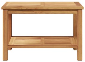 vidaXL Τραπεζάκι σαλονιού Καφέ 70 x 40 x 45 εκ. Μασίφ ξύλο teak
