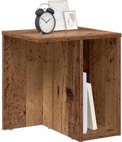 vidaXL End Table Παλιό ξύλο 37 x 32 x 40 εκ Επεξεργασμένο ξύλο