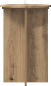 vidaXL Βάση φυτών 2 τεμ. Artisan Δρυς Ø40 x 60 εκ. Επεξεργασμένο Ξύλο