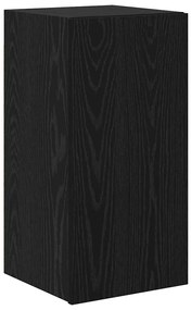 vidaXL Σετ επίπλου τηλεόρασης 4 pcs Μαύρη δρυς 30.5 x 30 x 90 cm