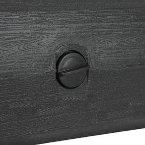 Βάση ομπρέλας έως 40 kg, γεμίζει με λαβή, τετράγωνη, μαύρη