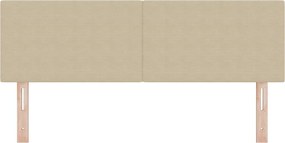 vidaXL LED κεφαλάρι με κεφαλάρι Γκρι Πράσινο 160 cm Πολυεστέρας