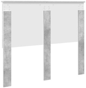 vidaXL Κεφαλάρι Σκυρόδεμα Γκρι 120 cm Επεξεργασμένο ξύλο