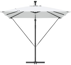 vidaXL Ομπρέλα Cantilever Banana Άμμος 249 x 249 x 250 εκ.