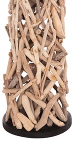 ΔΙΑΚΟΣΜΗΤΙΚΟ ΦΩΤΙΣΤΙΚΟ ΔΑΠΕΔΟΥ ALTAR HM4429 DRIFTWOOD--ΛΕΥΚΟ PVC Φ45x153Υεκ.