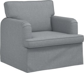 vidaXL Καναπές 2 pcs Ανοιχτό γκρι