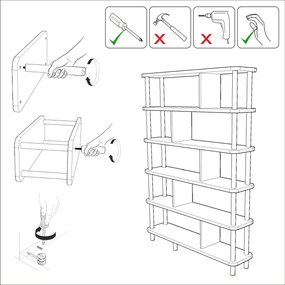 Bookshelf Meta Atlantic Pine