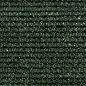 vidaXL Πανί Σκίασης Σκούρο Πράσινο 3 x 3 x 4,2 μ. από HDPE 160 γρ./μ²