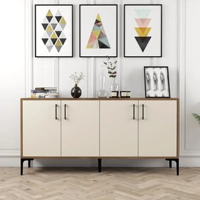 Stewehome Ξύλινος Μπουφές Μοντέρνος 160x35x78 cm