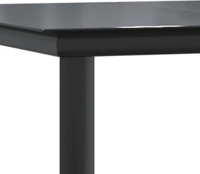 vidaXL Σετ Τραπεζαρίας Κήπου 3 τεμ. Γκρι Συνθ. Ρατάν με Μαξιλάρια